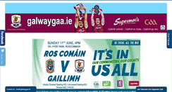 Desktop Screenshot of galwaygaa.ie